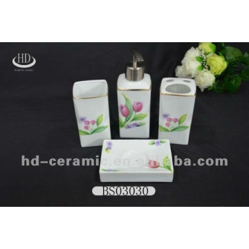 4pcs ceramic bath set